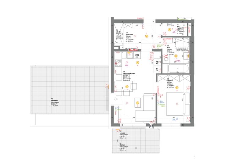 Grundriss Top 1.17