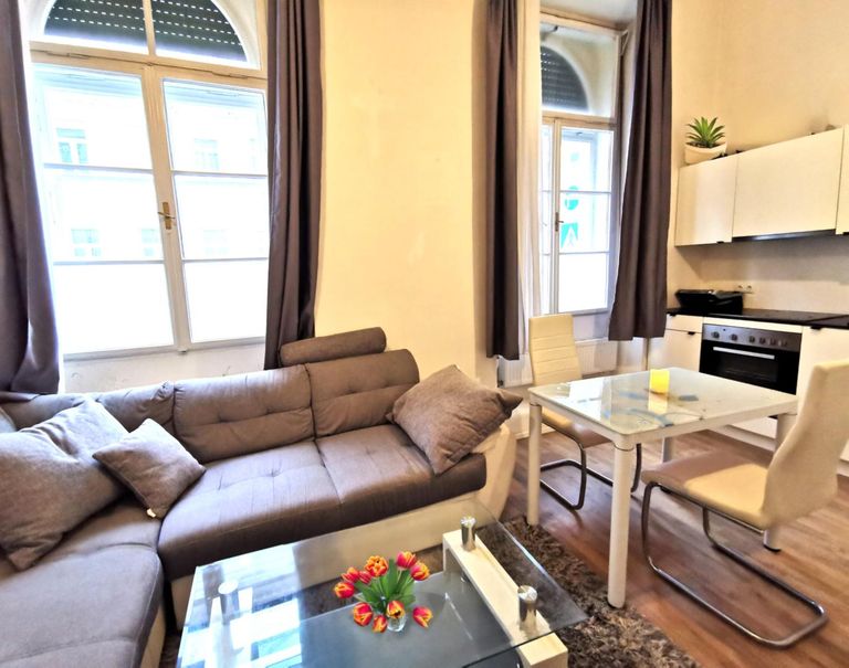 Einrichtungsbeispiel Wohn-Kochbereich