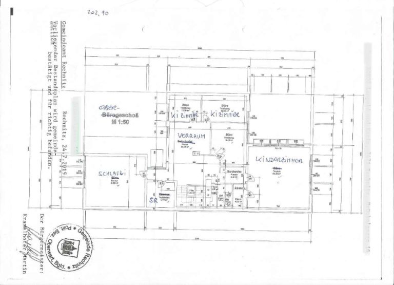 Rechnitz Grundriss OG