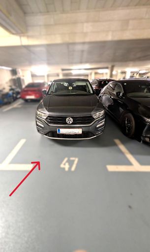 Garagenparkplatz