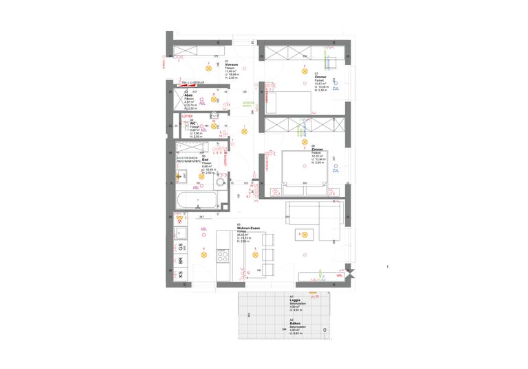 Grundriss Top 1.15