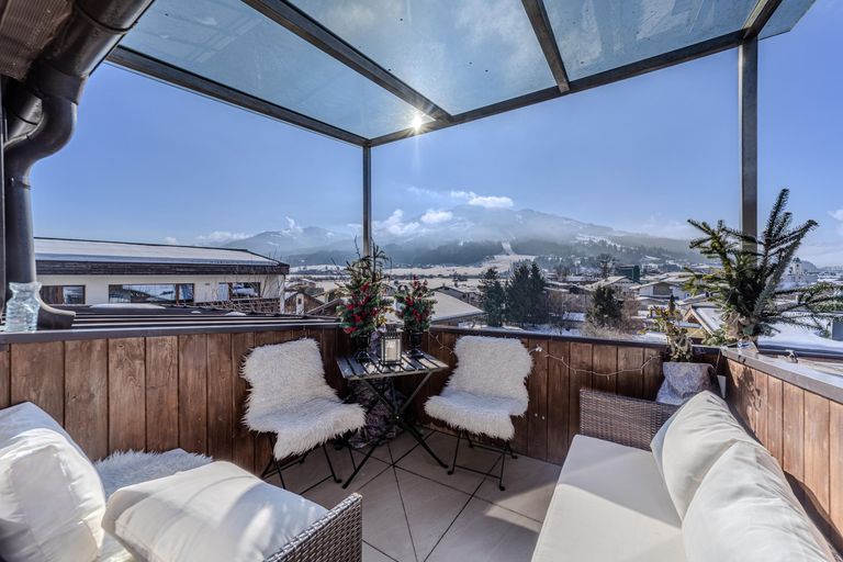 Dachterrasse - südseitig - mit Traumblick