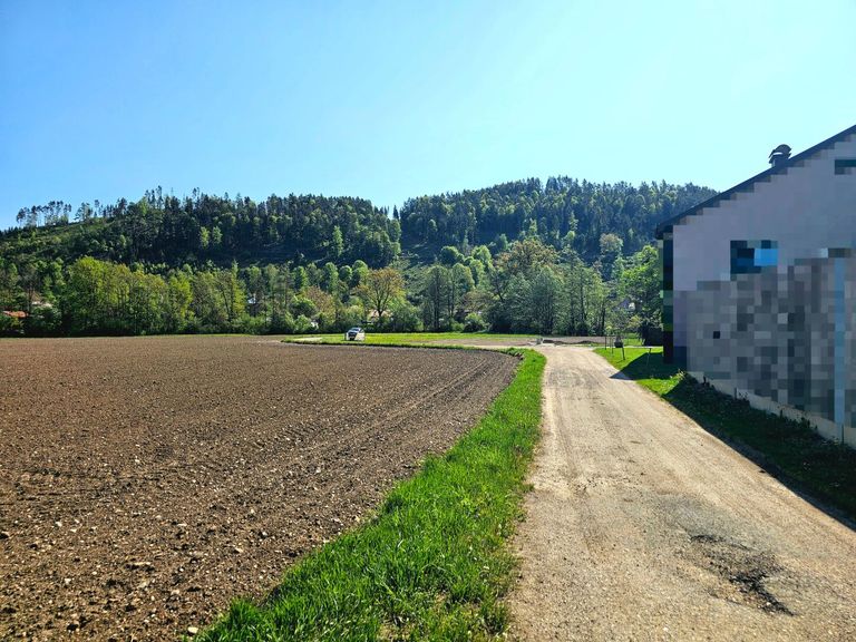 zweite Zufahrt