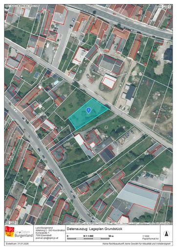 Lageplan Grundstück