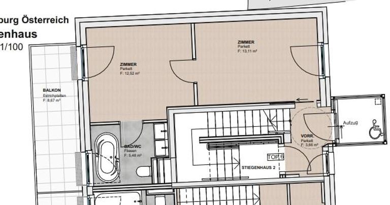Top 6 - Ebene 1 - vorl. Plan