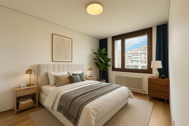 Schlafzimmer - Einrichtungsbeispiel