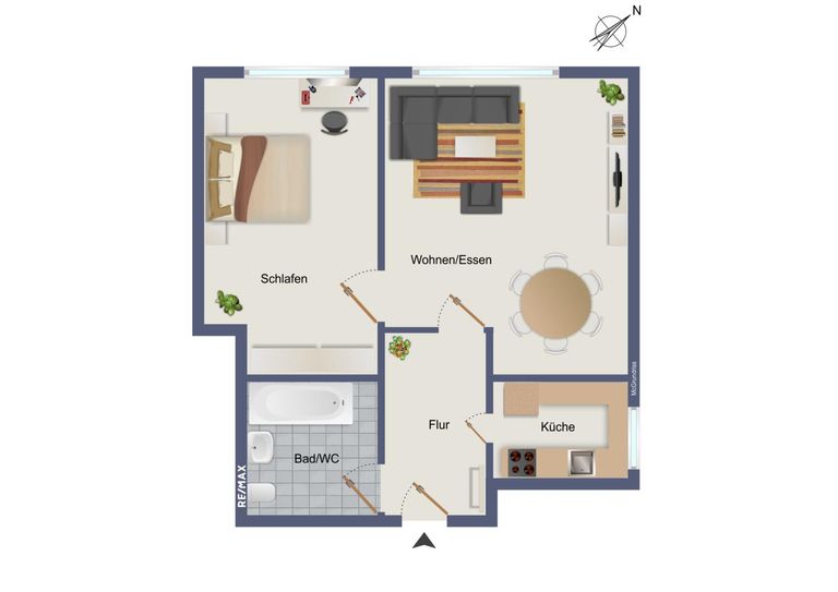Grundriss (schematisch)
