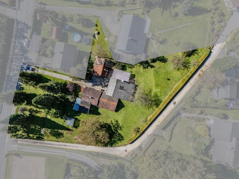 Luftaufnahme Grundstück freigeschnitten