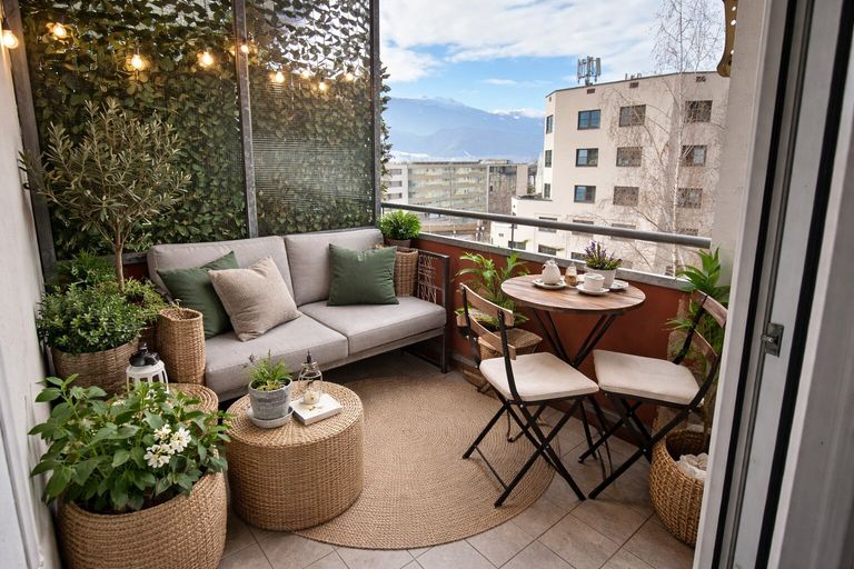 KI Generierter Balkon