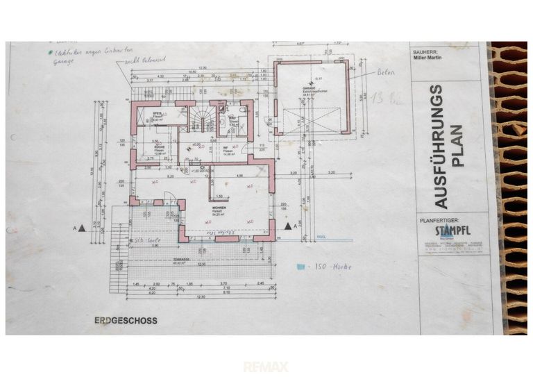 Plan Erdgeschoss