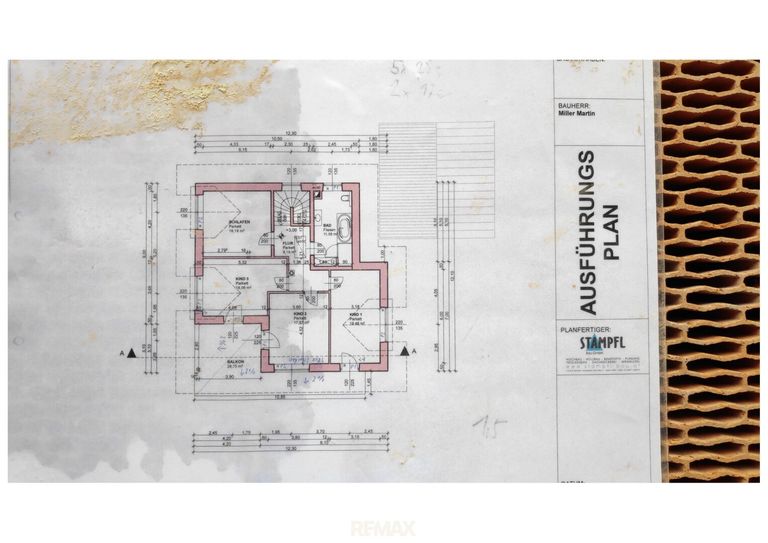 Plan Obergeschoss