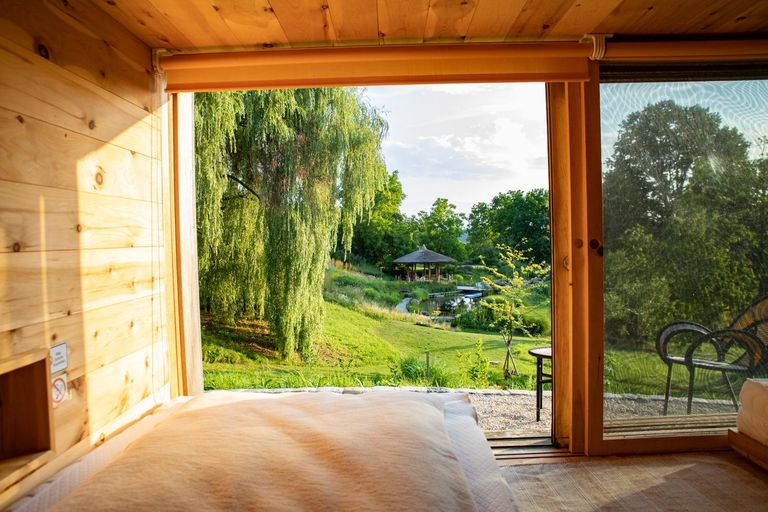 Ausblick aus dem Ruhekubus