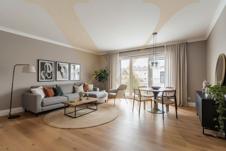 Wohn-/Essbereich I - KI-generiert