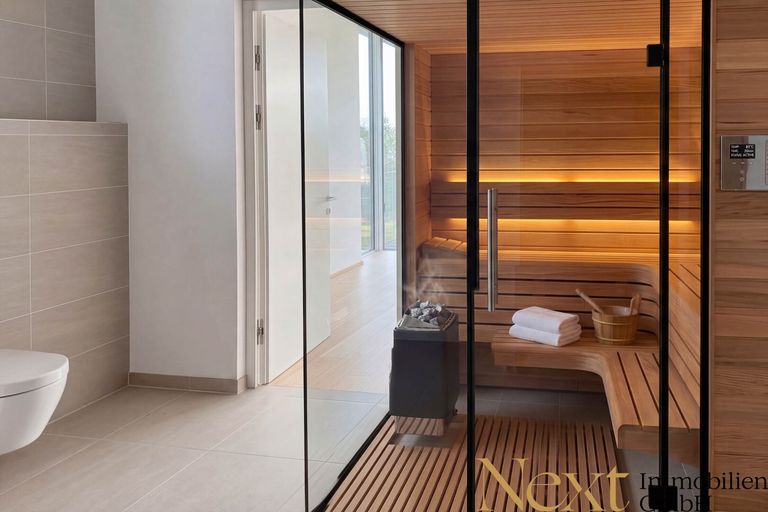 Badezimmer/Saune - KI-Visualisierung