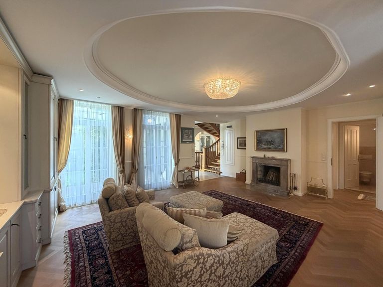 Salon mit offnem Kamin