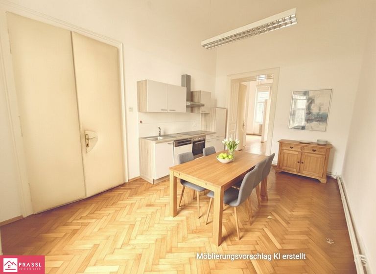 Küche Möblierung KI generiert