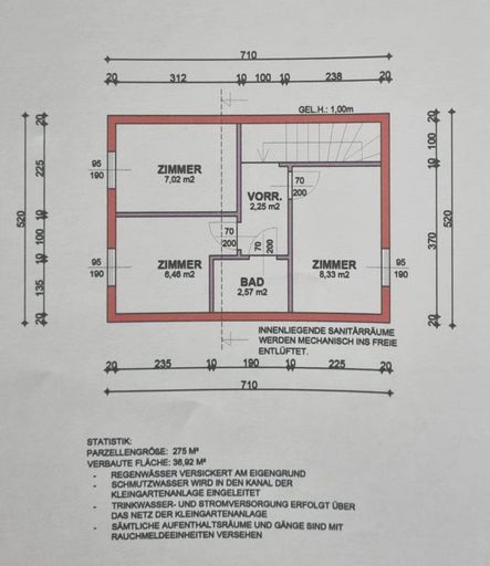 Grundriss Obergeschoss