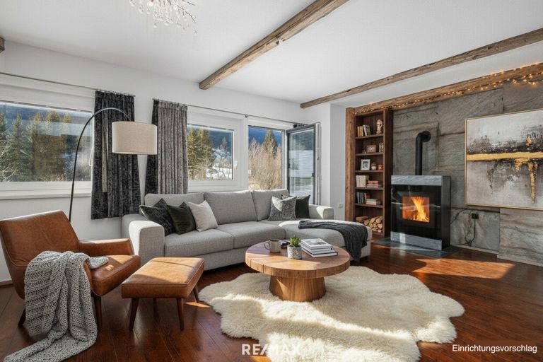 Einrichtungsvorschlag für ein Wohnzimmer