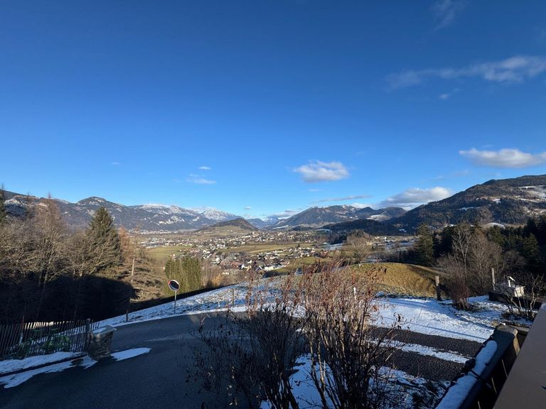 Blick von der Terrasse auf Irdning