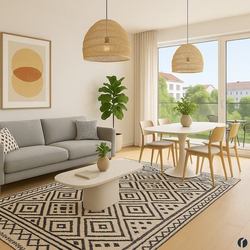 Einrichtungsbeispiel - Wohnzimmer