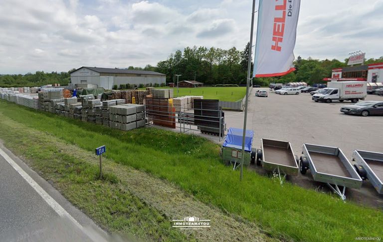 Blick von der Bundesstraße