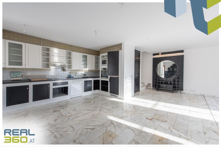 Küche und Essbereich