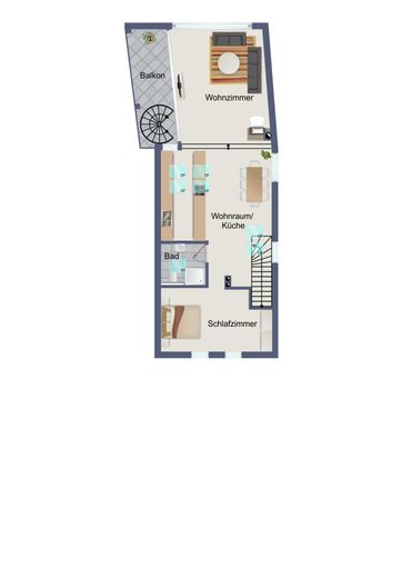 Grundriss Obergeschoss