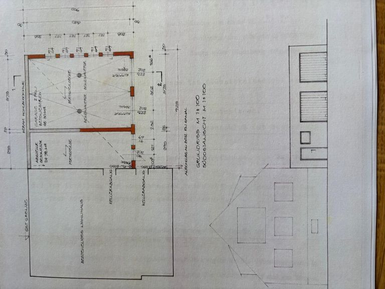 Doppelgarage mit Montagegrube