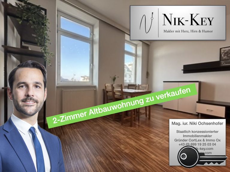 2-Zimmer Altbauwohnung zu verkaufen