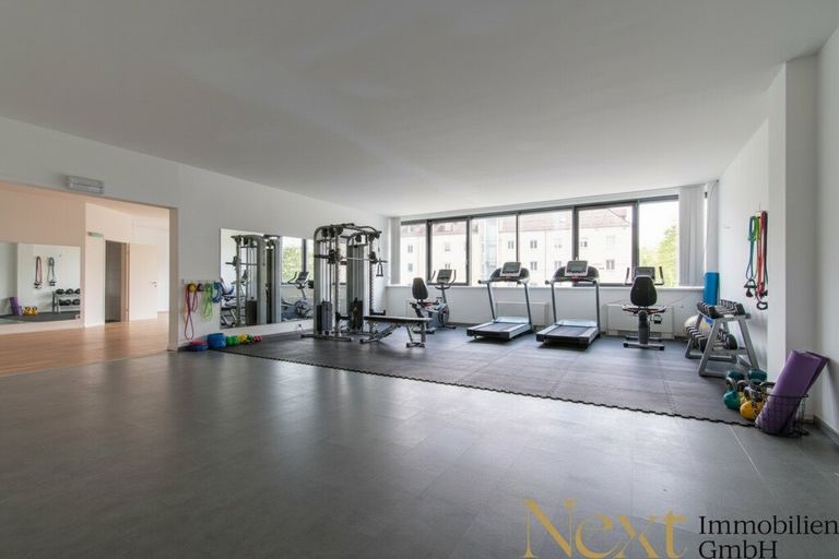 Bsp. Fitness - Visualisierung – Einrichtung mittels KI ergänzt