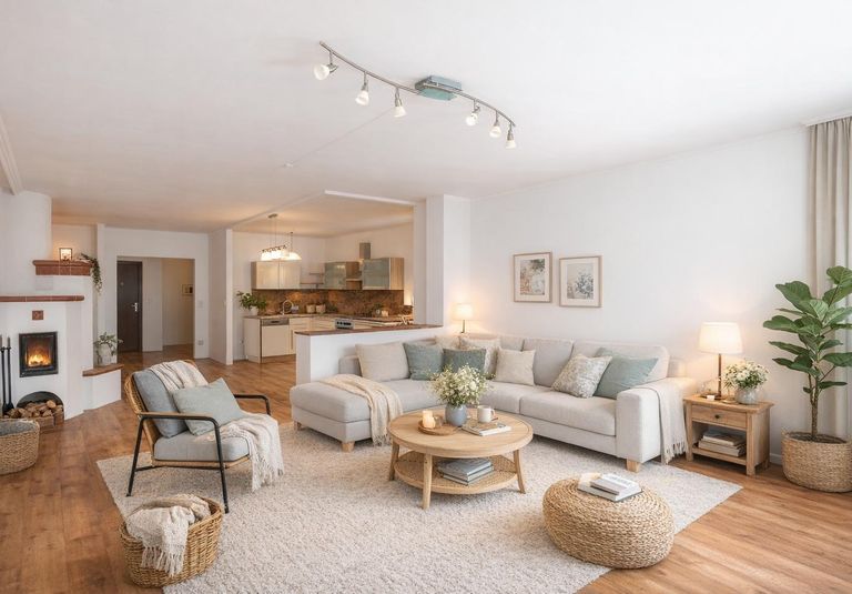 Wohnzimmer, Einrichtungsbeispiel