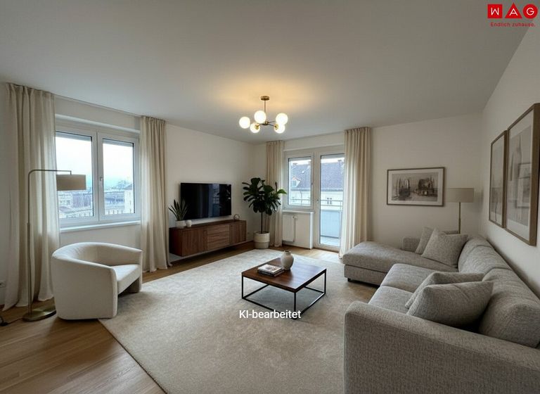 Wohnzimmer KI-Generiert