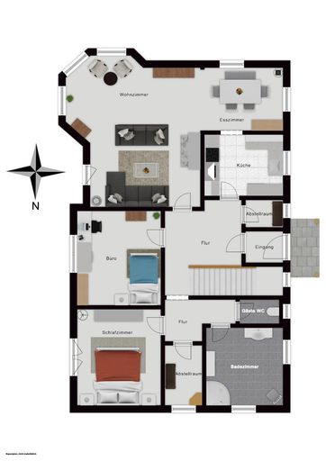 Grundriss Erdgeschoss Austraghaus