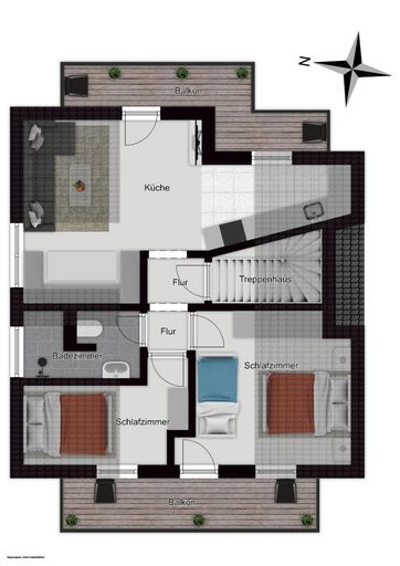 Grundriss 2. Obergeschoss