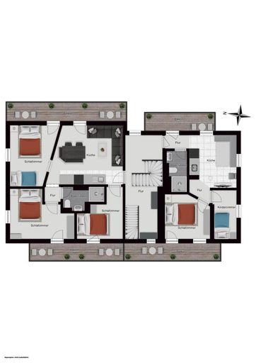 Grundriss 1. Obergeschoss