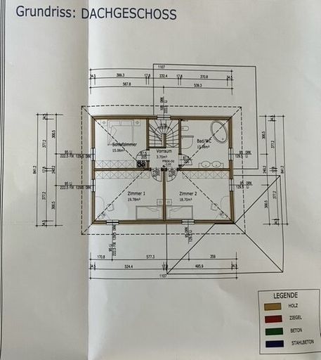 Grundriss Dachgeschoss
