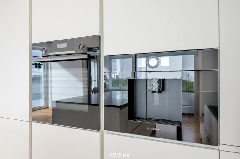 eingebaute Kaffeemaschine