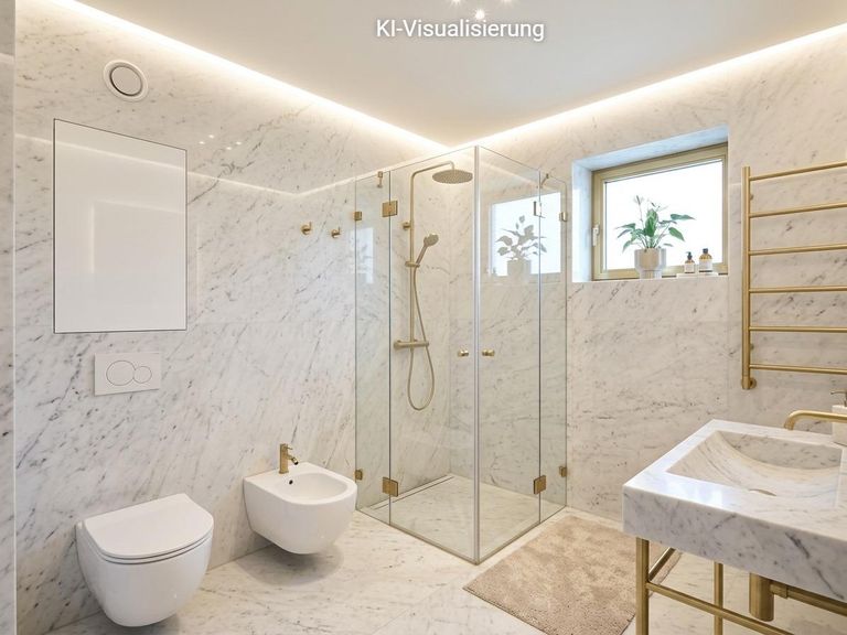 Badezimmer KI-Visualisierung