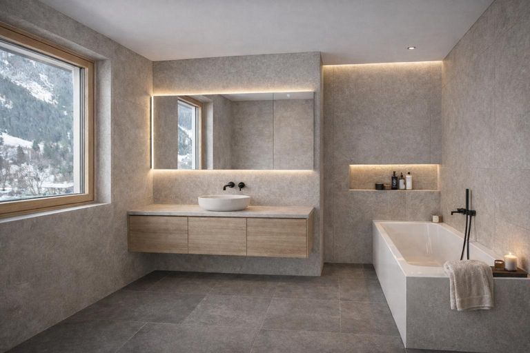 Virtual Staging Badezimmer