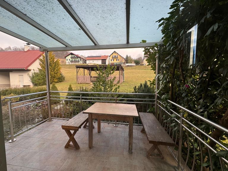 Blick auf die Terrasse