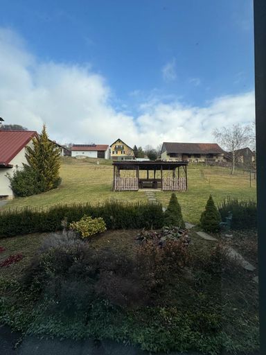 Blick aus dem Esszimmer