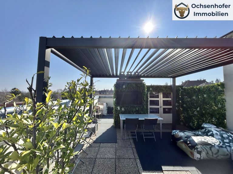 Dachterrasse - Wohnung am Wilhellminenberg
