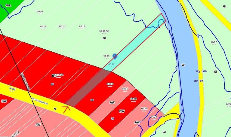 Flächenwidmungsplan - Grundstück 6617