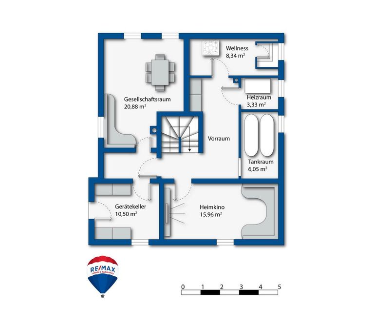 Grundriss KG Langaberg 46 8403