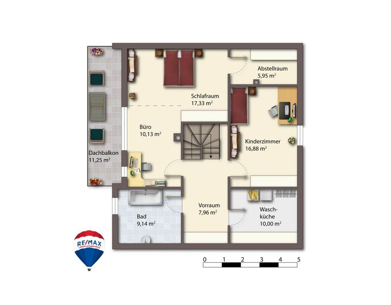 Grundriss DG Langaberg 46 8403
