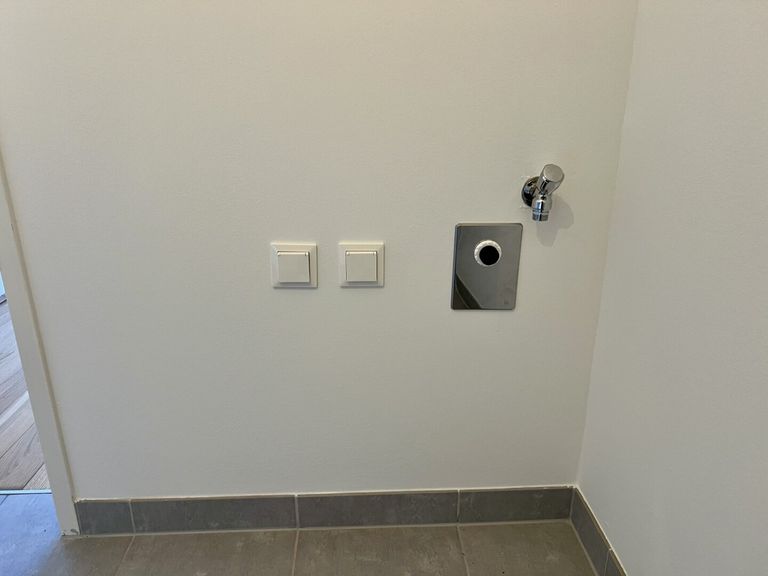 Waschmaschinenanschluss im Bad