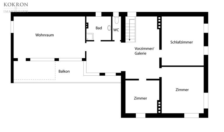 Grundriss Obergeschoss