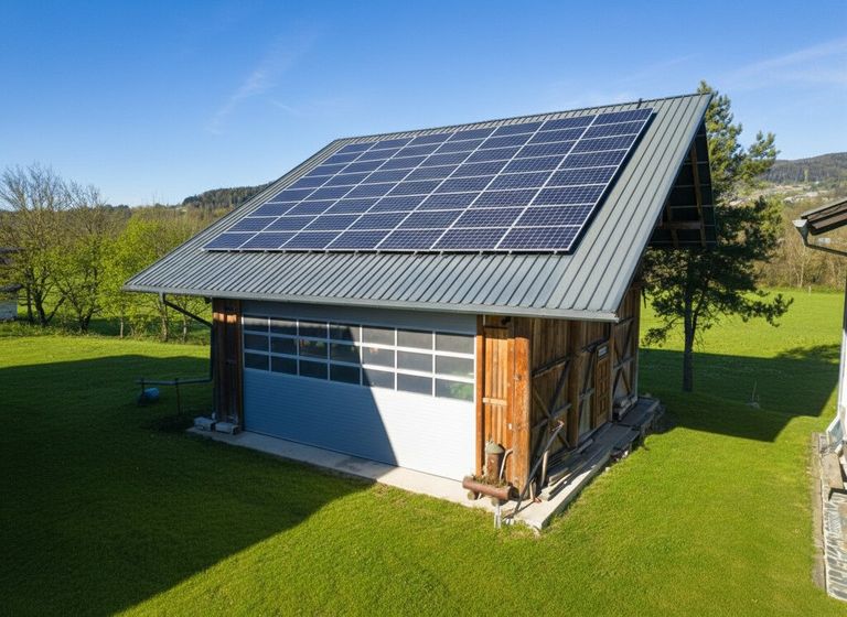 Luftbild Maschinenhalle