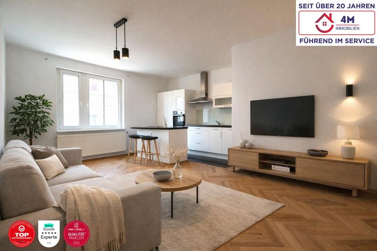 Wohnzimmer Staged
