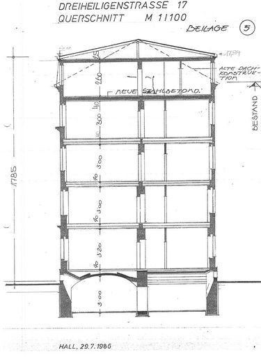 Querschnitt (Planskizze - Angaben ohne Gewähr)